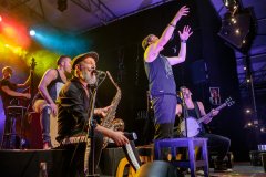 Premiera spektaklu "Trzecioligowy życia król". Impart, Wrocław. reż. Łukasz Czuj. fot. Jacek Zych / Dziennik Wałbrzych
